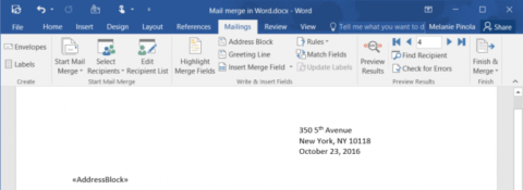 word and excel for mac mail merge tutorial free